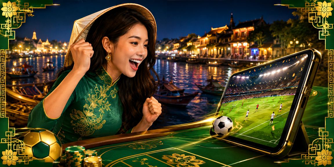 Người dùng tại vùng Mekong tham gia Baccarat live casino trên điện thoại